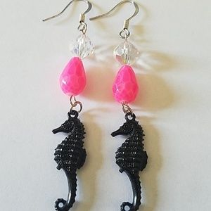 Handmade Vintage Seahorse Earrings